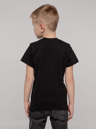 Футболка детская T-Bolka Kids, черная фото 7