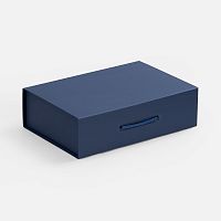 Коробка Case, подарочная, темно-синяя