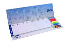 Планинг с разноцветными стикерами