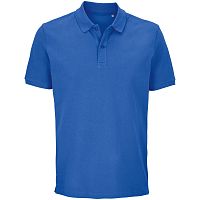 Рубашка поло унисекс Pegase, ярко-синяя (royal)