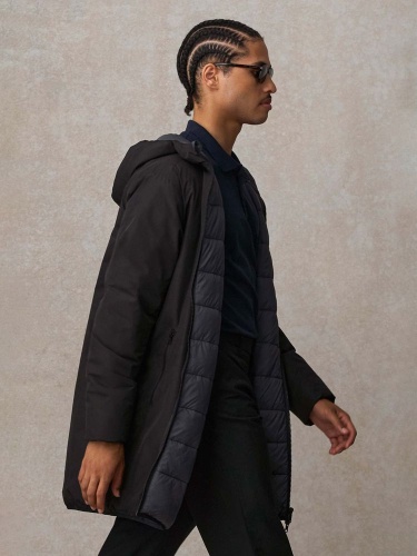 Куртка-парка унисекс Reverse, темный хаки фото 10