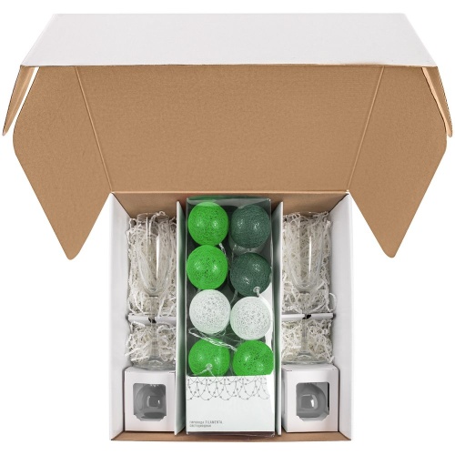 Набор Merry Moments для шампанского, зеленый фото 4 Набор Merry Moments для шампанского, зеленый фото 4