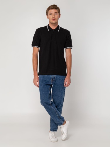 Рубашка поло Virma Stripes, черная фото 10 Рубашка поло Virma Stripes, черная фото 10