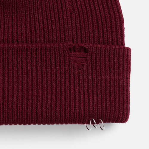 Шапка Ribelle, темно-красная (винная) фото 3 Шапка Ribelle, темно-красная (винная) фото 3