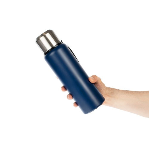 Термос с ситечком Hoffell, синий фото 3 Термос с ситечком Hoffell, синий фото 3