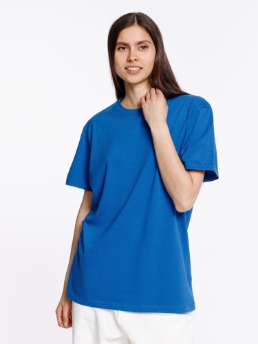 Футболка унисекс Streetwise, ярко-синяя фото 4