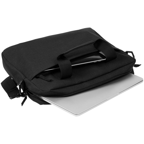 Сумка для ноутбука Delegate, черная фото 3