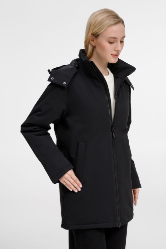 Куртка-парка унисекс Sfera, черная фото 7