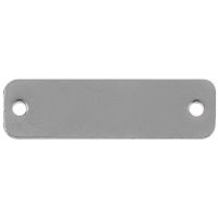 Шильдик металлический Alfa Liten, серебристый