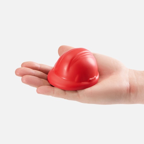 Антистресс «Каска», красный фото 3 Антистресс «Каска», красный фото 3