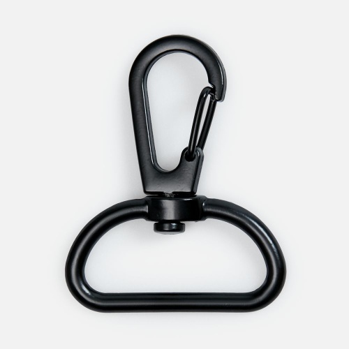 Застежка-карабин Snap Hook, L, черная фото 2