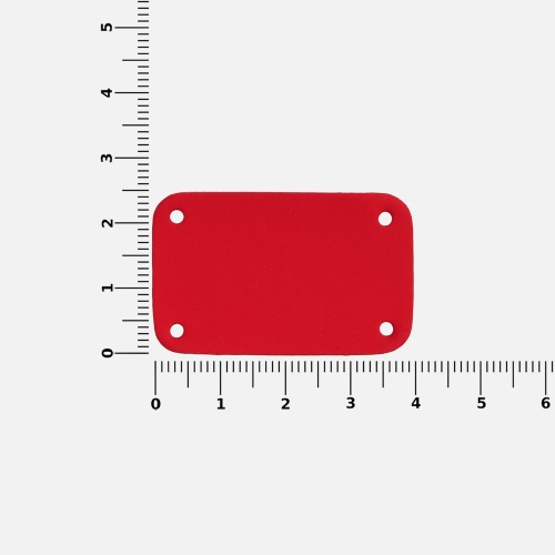 Лейбл Eta Soft Touch, S, красный фото 3