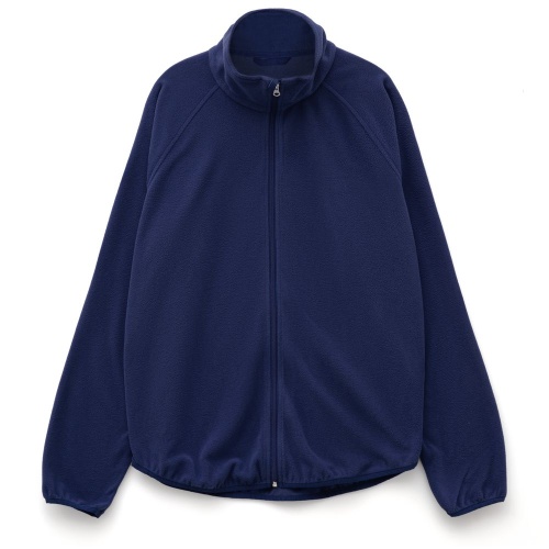 Куртка флисовая унисекс Fliska, темно-синяя Куртка флисовая унисекс Fliska, темно-синяя