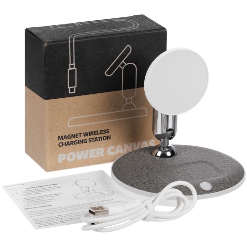 Универсальная зарядная станция Power Canvas, белая фото 6 Универсальная зарядная станция Power Canvas, белая фото 6