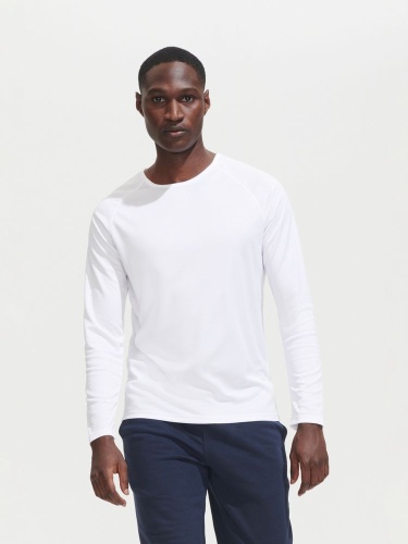Футболка с длинным рукавом Sporty LSL Men, красная фото 5