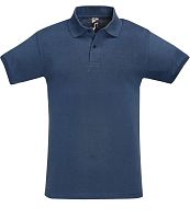Рубашка поло мужская Perfect Men синий джинс