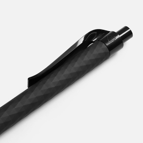 Ручка шариковая Prodir QS01 PRP-P Soft Touch, черная фото 6