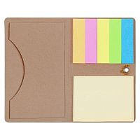 Футляр для визитки Eco Holder со стикерами, крафт