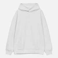 Худи унисекс оверсайз Daylero, белое