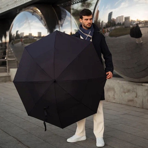 Зонт-трость Executive, черный фото 5