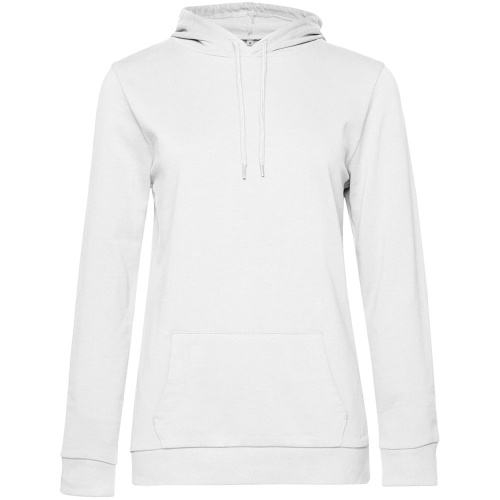 Толстовка с капюшоном женская Hoodie, белая фото 2