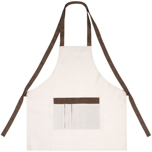 Фартук Settle In, светло-бежевый (молочный) фото 2