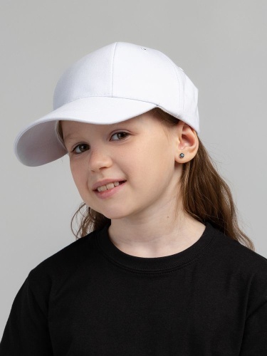 Бейсболка детская Capture Kids, белая фото 5