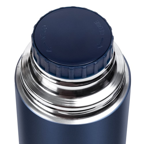 Термос Relaxika 1000, темно-синий фото 2