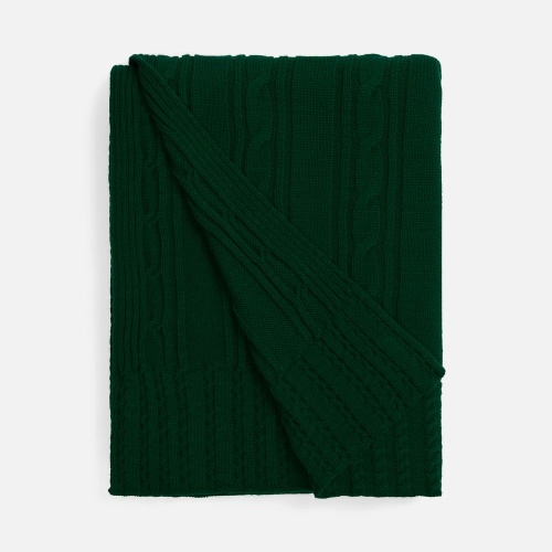 Плед Remitti, темно-зеленый (хвойный)