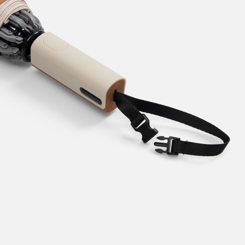 Зонт обратного сложения Easyroll, бежевый фото 9