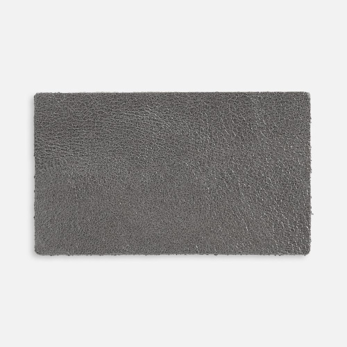 Лейбл кожаный Pasek, M, серый фото 2