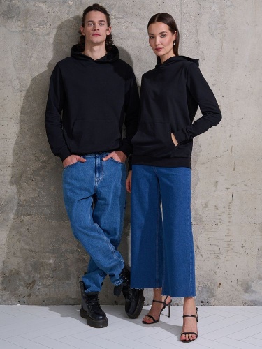 Худи Basic, черное фото 11