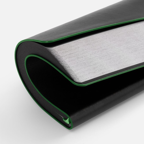 Ежедневник Trait, недатированный, черный с зеленым фото 4