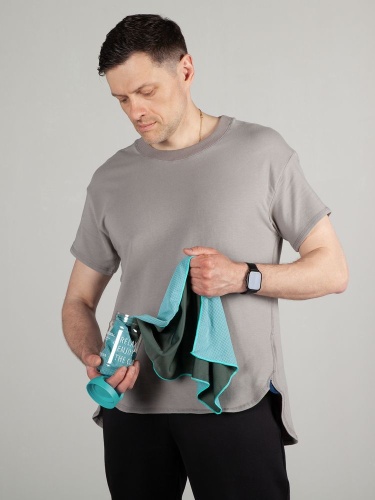 Охлаждающее полотенце Weddell ver.2, голубое фото 8 Охлаждающее полотенце Weddell ver.2, голубое фото 8