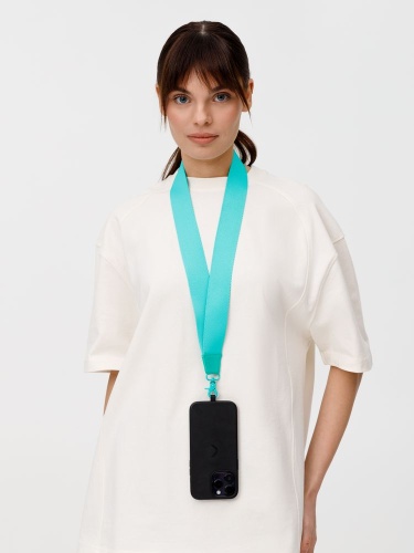 Ланьярд Band, бирюзовый фото 3 Ланьярд Band, бирюзовый фото 3