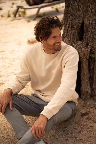 Свитшот унисекс Delta, темно-зеленый фото 3 Свитшот унисекс Delta, темно-зеленый фото 3