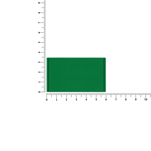 Лейбл из ПВХ Dzeta, M, зеленый фото 2