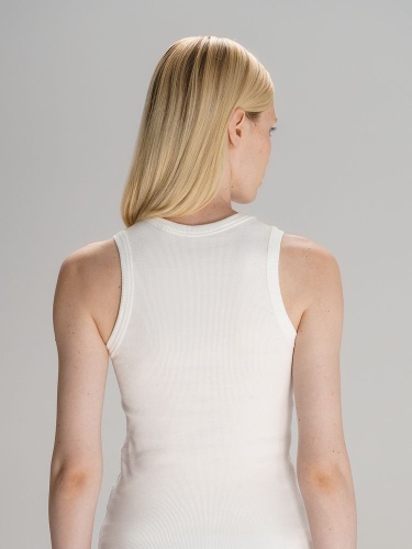 Майка унисекс Neofit, молочно-белая фото 3