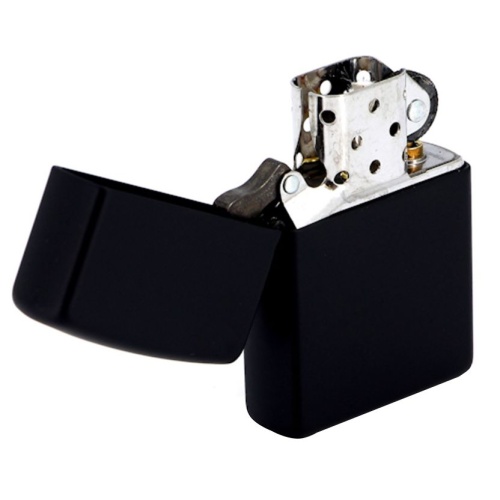 Зажигалка Zippo Classic Matte, матовая черная фото 3