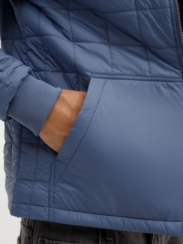 Куртка унисекс Warmbridge, синяя (джинс) фото 5 Куртка унисекс Warmbridge, синяя (джинс) фото 5