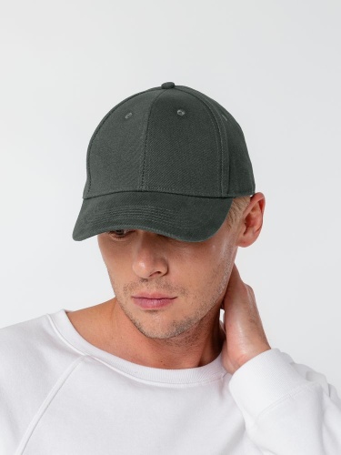 Бейсболка Hillside, серая фото 3 Бейсболка Hillside, серая фото 3