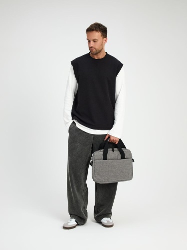 Сумка для ноутбука Delegate, серая фото 4 Сумка для ноутбука Delegate, серая фото 4