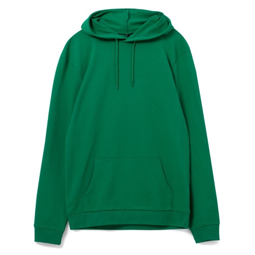 Толстовка с капюшоном унисекс Hoodie, зеленая фото 2
