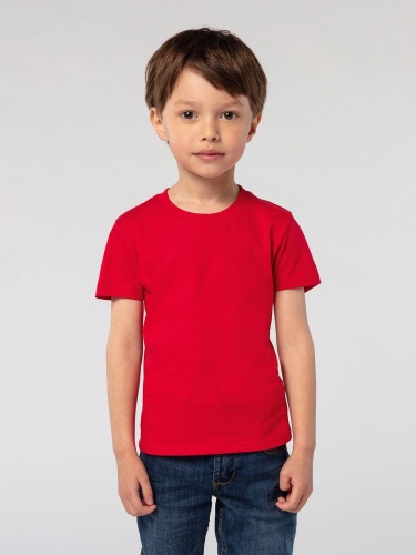 Футболка детская Pioneer Kids, оранжевая фото 5