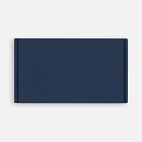 Лейбл из ПВХ Dzeta, M, темно-синий