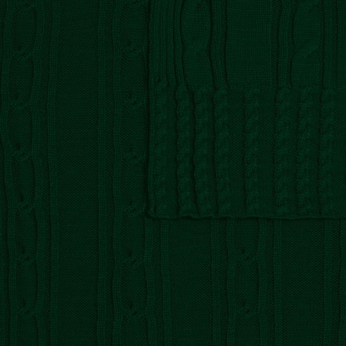 Плед Remitti, темно-зеленый (хвойный) фото 2