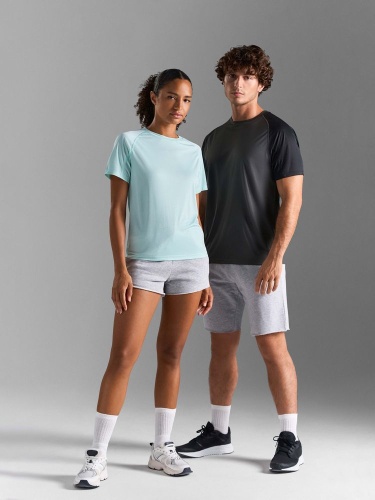 Футболка спортивная унисекс Vortex, белая фото 7