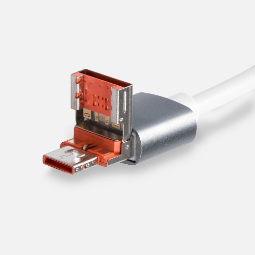 USB-хаб Slotto, серый фото 6