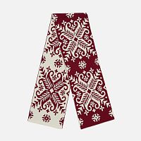 Шарф Wintertude L, красный с белым