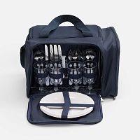 Набор для пикника Campello на 4 персоны, темно-синий